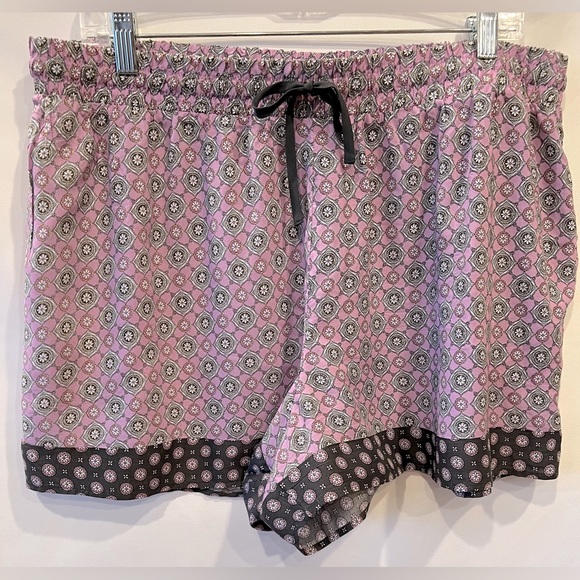 Simply Vera VeraWang - Womens Shorts - Pink/Grey/Black - Size XL - Picture 5 of 8